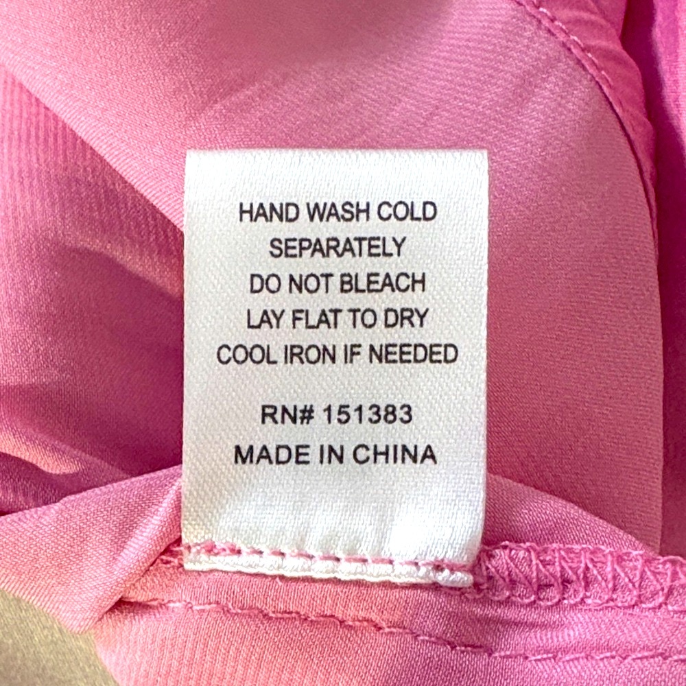 NWT Current Air Women’s Pink Ruffled Collar Blouse - Picture 7 of 7